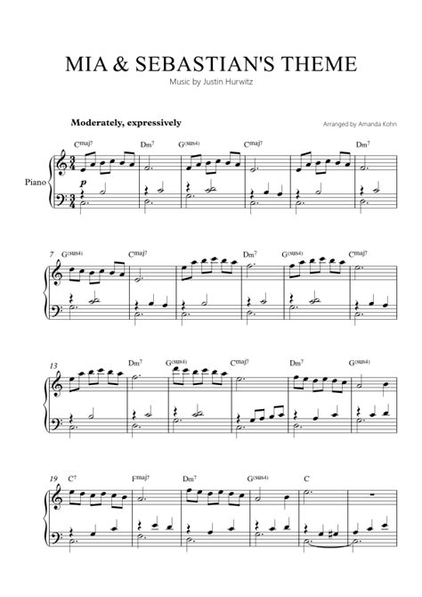 mia and sebastian's theme piano|Mia & Sebastian's Theme Piano Tutorial .